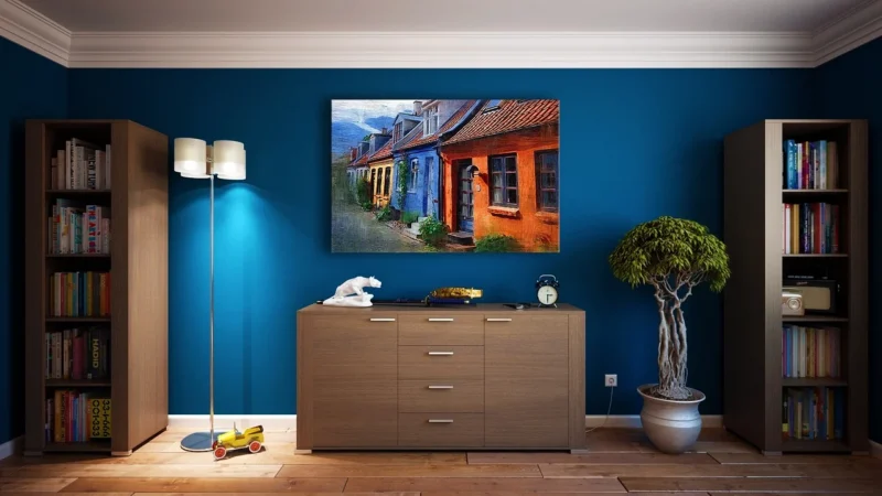 Podświetlane obrazy loft które odmienią każdy salon